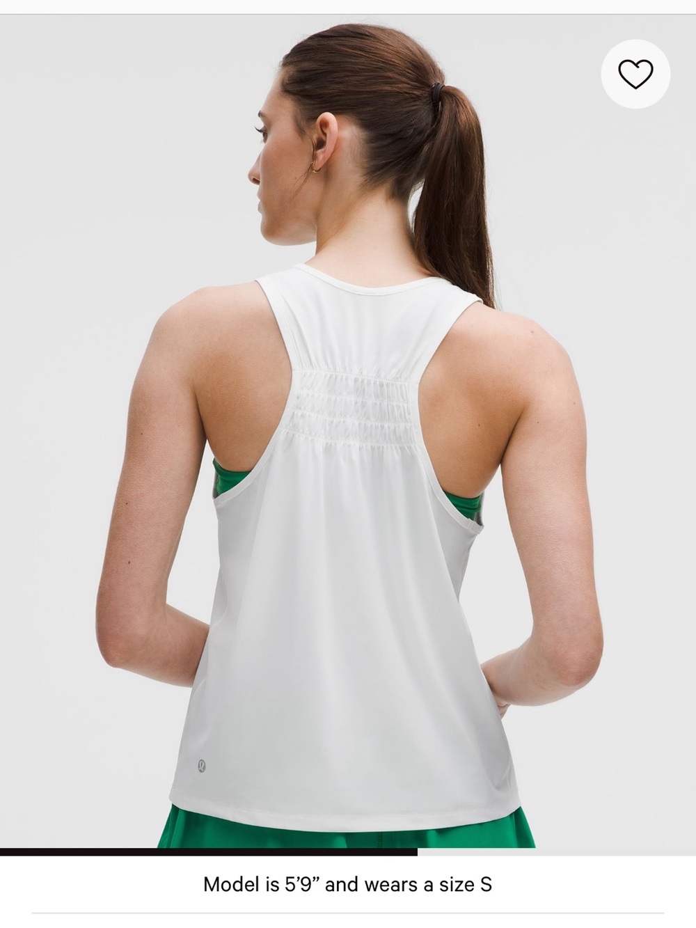 White Lulu Tank